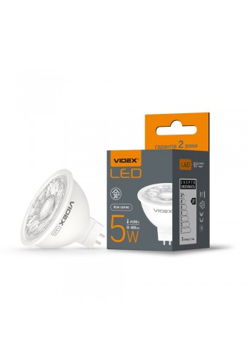 LED лампа VIDEX MR16eL 5W GU5.3 4100K