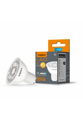 LED лампа VIDEX MR16eL 7W GU10 4100K VL-MR16eL-07104 - 484848
