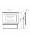 LED прожектор VIDEX 30W 5000K