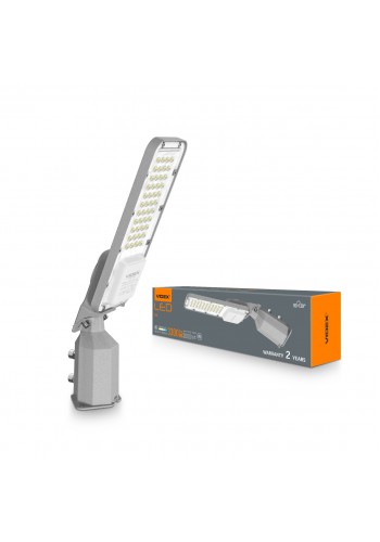 LED ліхтар вуличний VIDEX IP65 SLE17 30W 3300Lm 5000K 220V VL-SLE17-0305 - 485579