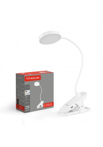 LED лампа настiльна з акумулятором TITANUM TLTF-013W 7W 3000-6000K TLTF-013W - 486743