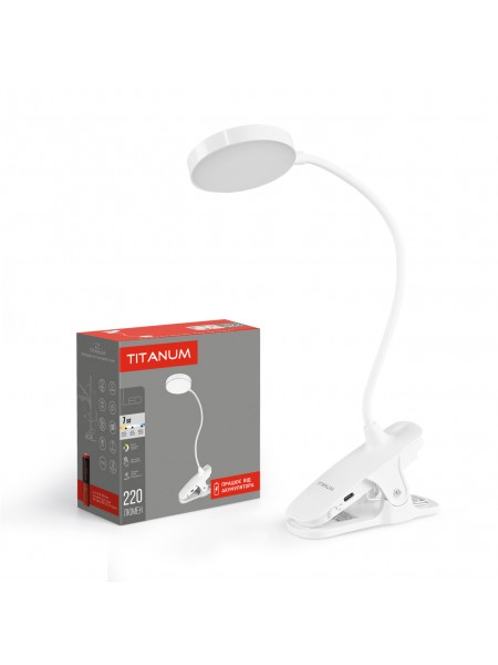 LED лампа настiльна з акумулятором TITANUM TLTF-013W 7W 3000-6000K TLTF-013W - 486743