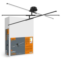 LED світильник стельовий VIDEX CLD013 40W 3000-4000-6000K Black VL-CLD013-40CB - 489973