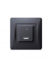 Розетка USB-A + USB-C PD20W чорний графіт VIDEX BINERA VF-BNCHRUC20-BG - 486422