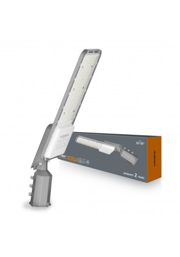 LED ліхтар вуличний VIDEX IP65 SLE17 150W 16500Lm 5000K 220V VL-SLE17-1505 - 487412