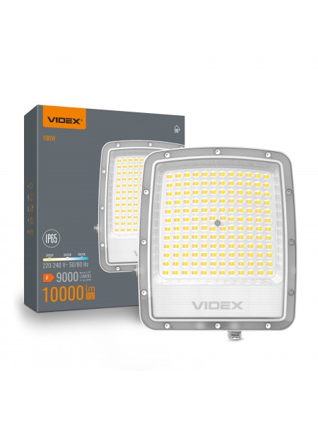 LED прожектор VIDEX F5 100W 3000-5000-6500K 230V White (VL-F5-100CW) VL-F5-100CW - 400561