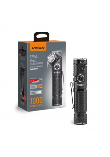 Портативний світлодіодний ліхтарик VIDEX VLF-A232R 1000Lm 5000K VLF-A232R - 486774