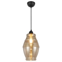 Світильник підвісний ELEMENT-1 янтарний HOROZ ELECTRIC 
021-015-0001-020