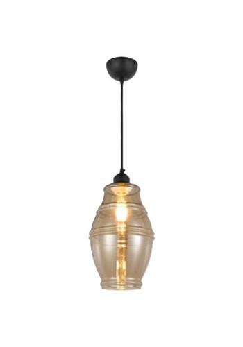 Світильник підвісний ELEMENT-1 янтарний HOROZ ELECTRIC 021-015-0001-020