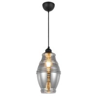 Світильник підвісний ELEMENT-1 титановий HOROZ ELECTRIC 
021-015-0001-010