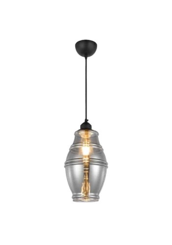 Світильник підвісний ELEMENT-1 титановий HOROZ ELECTRIC 021-015-0001-010
