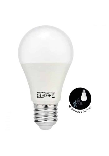 Світлодіодна лампа FORCE-10 з сутінковим датчиком і датчиком руху 6400K HOROZ ELECTRIC 001-067-0010-010