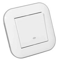 Вимикач реверсивний LOFT білий+сірий OVIVO 
404-010203-214