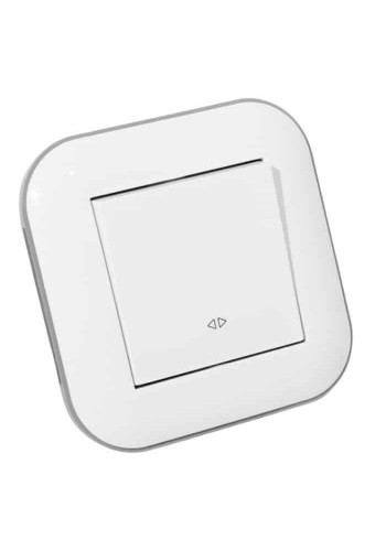Вимикач реверсивний LOFT білий+сірий OVIVO 404-010203-214