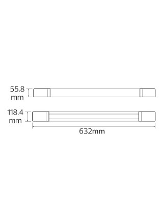 Світлодіодний світильник вологозахищений OKYANUS-36 36W 6400K HOROZ ELECTRIC 
059-005-0036-010