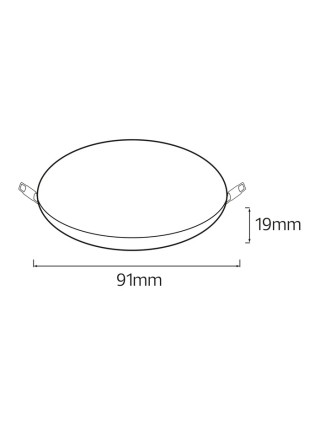 Світлодіодний світильник STELLA-8 8W 6400K HOROZ ELECTRIC 
016-052-0008-010
