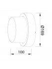 Світильник садово-парковий SUGA-12/RO 12W 4200 K HOROZ ELECTRIC 076-021-0012-010