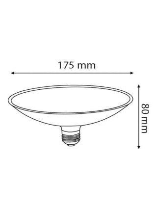 Світлодіодна лампа UFO-15 15W E27 4200K HOROZ ELECTRIC 
001-044-0015-060