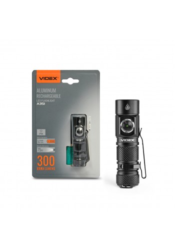 Портативний світлодіодний ліхтарик VIDEX VLF-A351 300Lm 5000K VLF-A351 - 485005