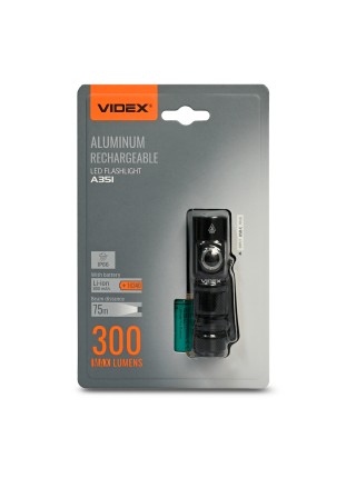 Портативний світлодіодний ліхтарик VIDEX VLF-A351 300Lm 5000K VLF-A351 - 485005