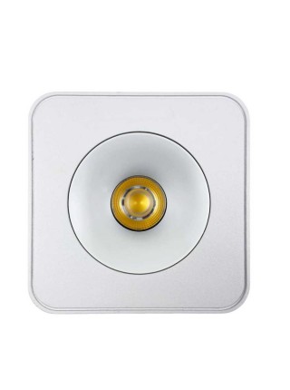 Світильник точковий накладний SIDNEY-S 10W 4000K IP20 квадрат білий Violux ( 330441 )