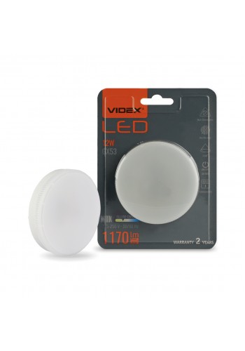 LED лампа VIDEX GX53 12W 3000K 220V VL-GX53-12533 - 486231