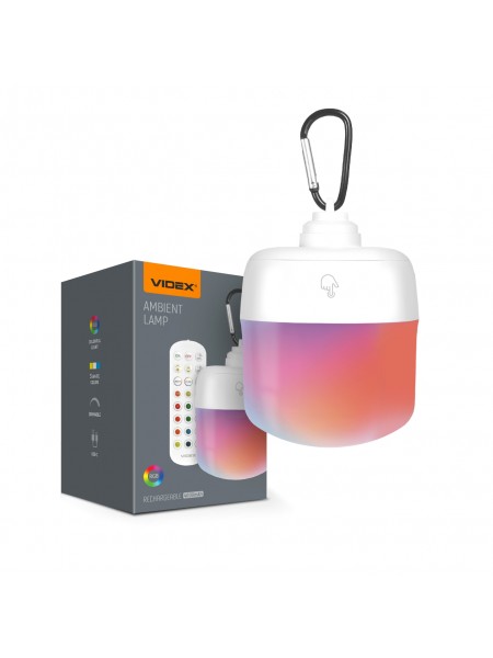 LED Світильник акумуляторний сенсорний з пультом VIDEX VL-NL103W-R VL-NL103W-R - 489492
