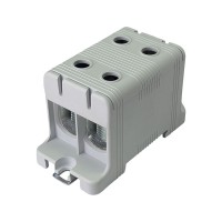Клемник на DIN-рейку FT1095F 2P,Cu:16-95 / Al:16-95 мм2, сірий Промфактор ( FT1095F2 )