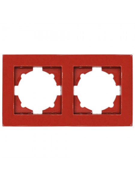 Рамка ELBI VEGA Colorline бордова 2-на (510-012210-226)