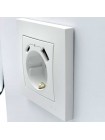 Розетка EL-BI VEGA білий мат 1-на з заземленням + 2USB (Type C+A) ( 510-016200-334 )