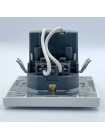 Розетка EL-BI VEGA білий мат 1-на з заземленням + 2USB (Type C+A) ( 510-016200-334 )
