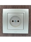 Розетка ELBI ZENA Silverline титан 1-на без заземлення без рамки ( 609-011400-215 )