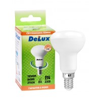 Лампа світлодіодна DELUX FC1 6 Вт R50 2700K 220В E14 теплий білий