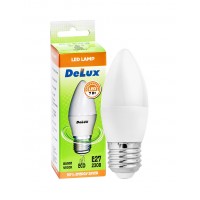 Лампа світлодіодна DELUX BL37B 7 Вт 4100K 220В E27 білий
