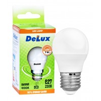 Лампа світлодіодна DELUX BL50P 7 Вт 4100K 220В E27 білий