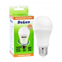 Лампа світлодіодна DELUX BL60 15Вт 3000K Е27 теплий білий