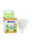 Лампа світлодіодна DELUX JCDR 7Вт 4100K 220В GU5.3 білий