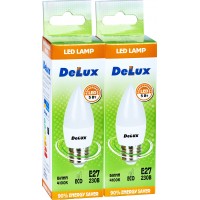 Лампа світлодіодна DELUX BL37B 5 Вт 4100K 220В E27 (промо) 2 шт.