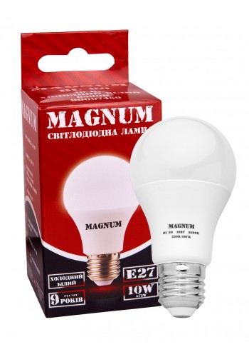 Лампа світлодіодна MAGNUM BL 60 10 Вт 6500K 220В E27