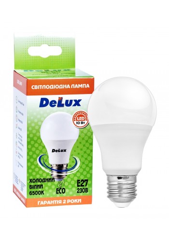 Лампа світлодіодна DELUX BL60 10Вт 6500K Е27 холодний білий