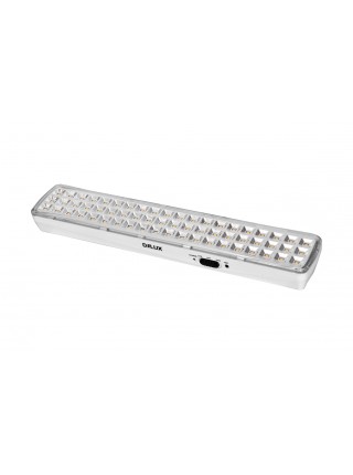 Світильник світлодіодний аварійний REL-601LED (3.7V2Ah) 60 LED 4Вт 360x65x35 акумуляторний