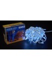 Гірлянда зовнішня DELUX ICICLE 75 LED 2x0.7m білий/білий IP44 EN