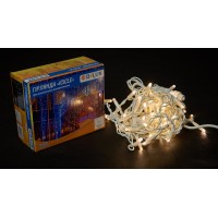 Гірлянда зовнішня DELUX ICICLE 75 LED 2x0,7m flash теплий білий/білий IP44 EN