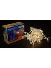Гірлянда зовнішня DELUX ICICLE 75 LED 2x0.7m теплий білий/білий IP44 EN