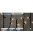 Гірлянда зовнішня DELUX ICICLE 75 LED 2x0.7m теплий білий/чорний IP44 EN