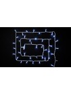Гірлянда зовнішня DELUX STRING 100 LED 10m (2x5m) flash білий/білий IP44 EN