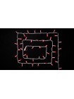 Гірлянда зовнішня DELUX STRING 100 LED 10m (2x5m) червоний/білий IP44 EN