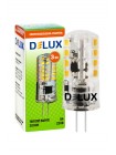 Лампа світлодіодна DELUX G4E 3 Вт 3000К 230В G4