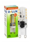 Лампа світлодіодна DELUX G9E 3Вт 4000K 220В G9
