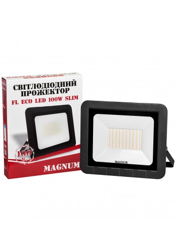 Прожектор світлодіодний MAGNUM FL ECO LED 100Вт slim 6500К IP65